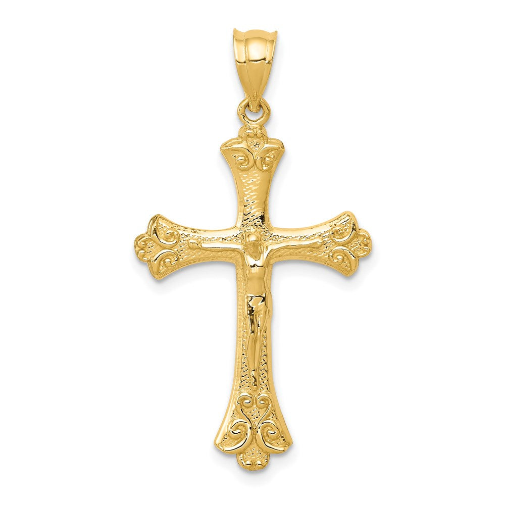 14k Crucifix Pendant - 6