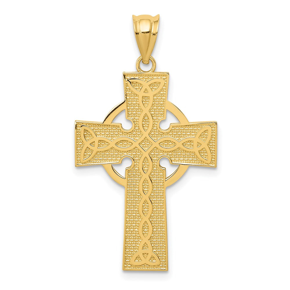 14k Celtic Cross Pendant - 17