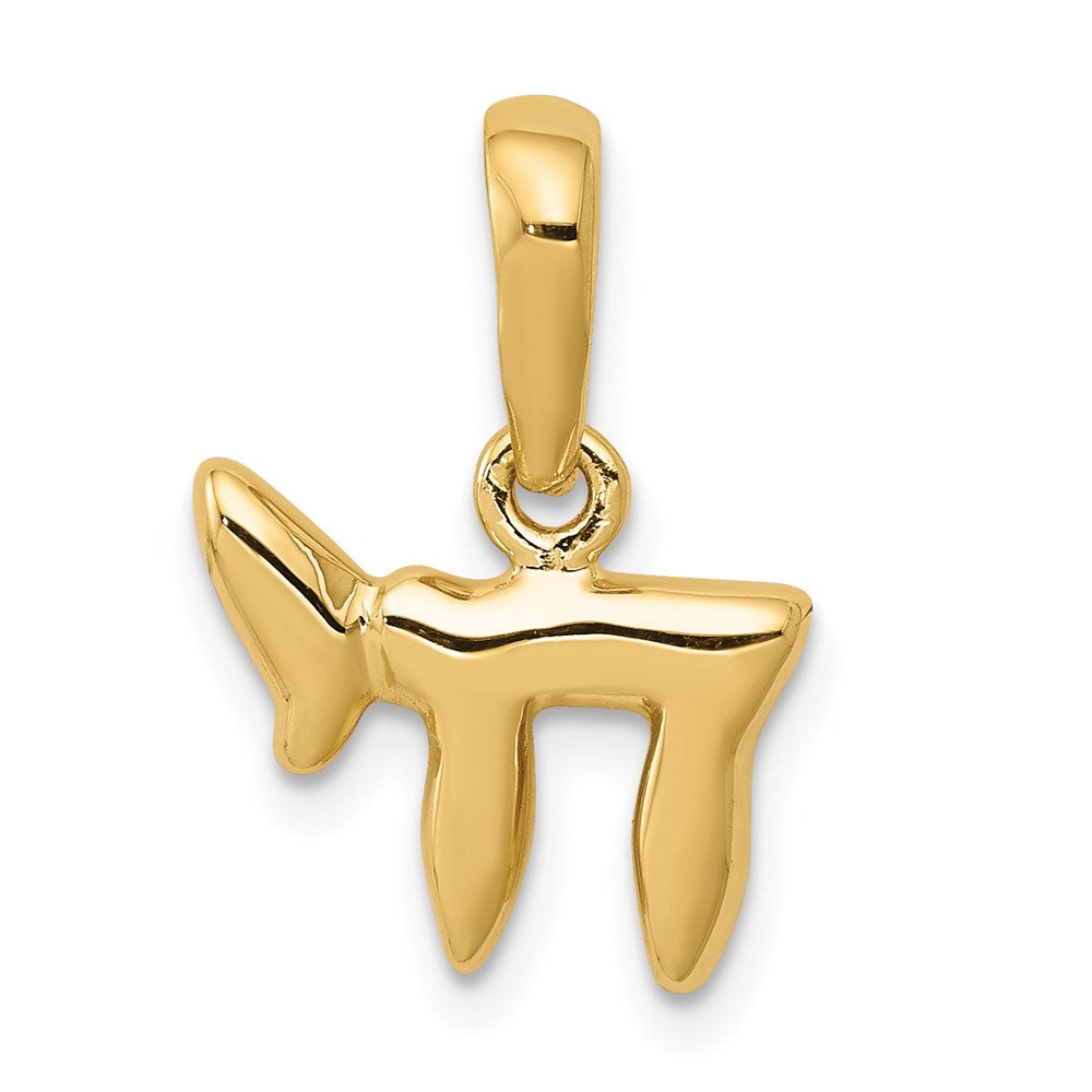 14K Chai Pendant - 2