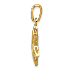 14K Star of David Pendant - 3