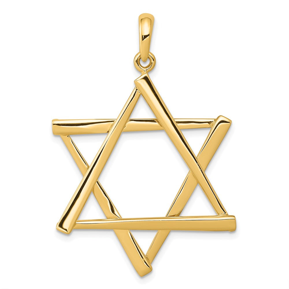 14K Star of David Pendant - 8