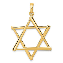 14K Star of David Pendant - 8