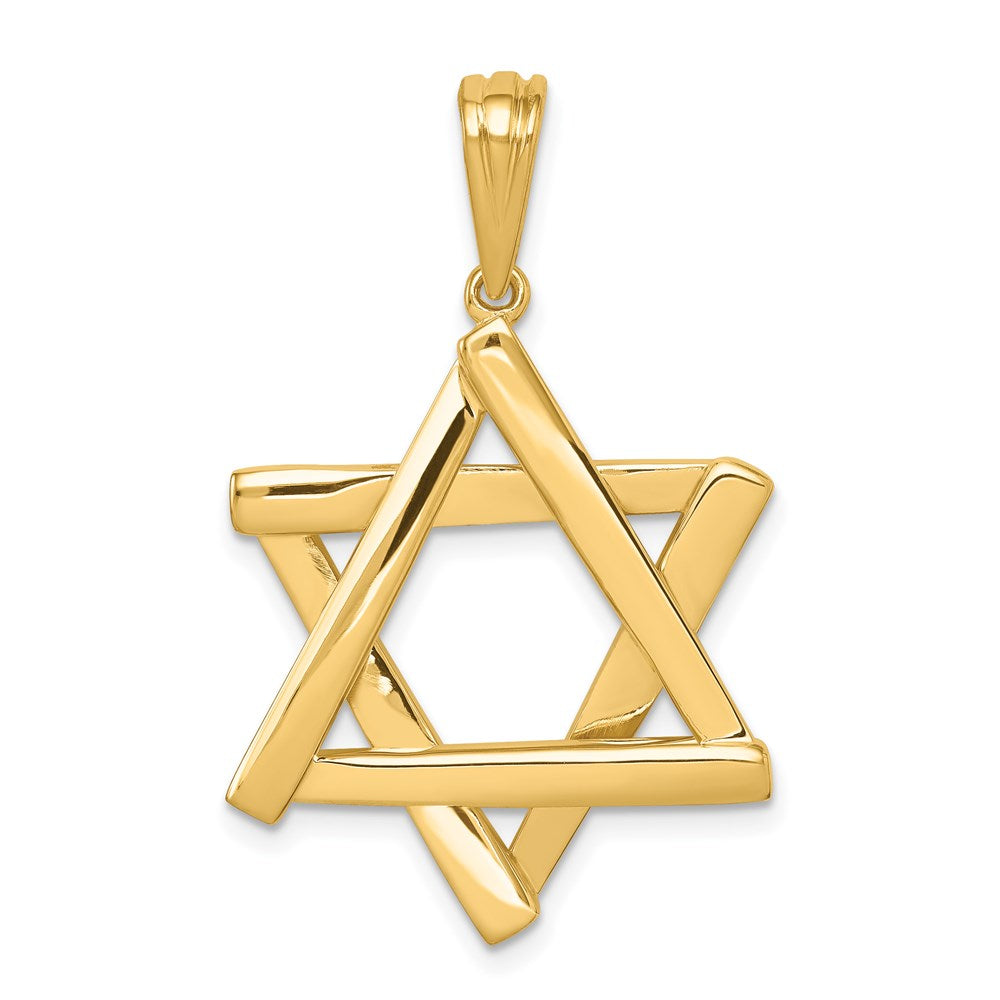 14K Star of David Pendant - 5
