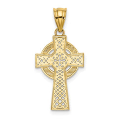 14k Celtic Cross Pendant - 16