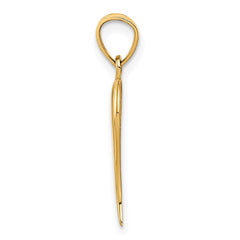 14k Italian Horn Pendant