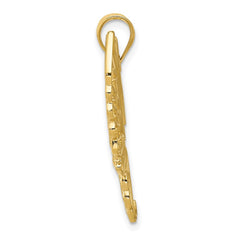 14k Polished Butterfly Pendant - 2