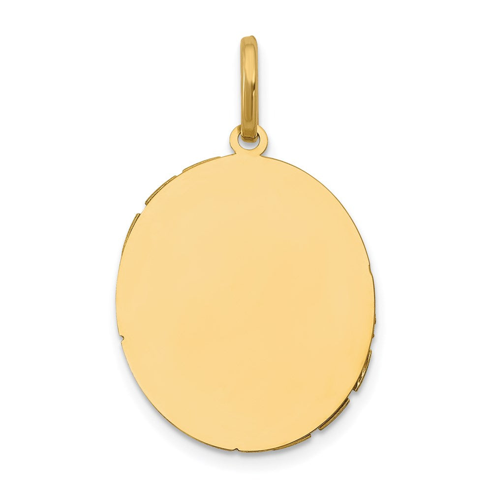 14k Two-Tone Our Lady Of Guadalupe Semi-solid Pendant