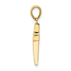 14K Cross Pendant - 5