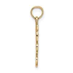 14K Cut out Teddy Bear Charm - 2