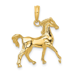 14K 3-D Horse Charm - 3