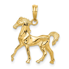 14K 3-D Horse Charm - 3