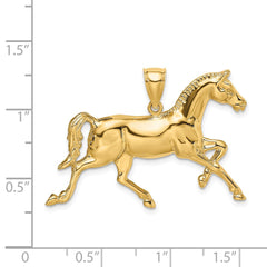 14K Polished Horse Charm - 2