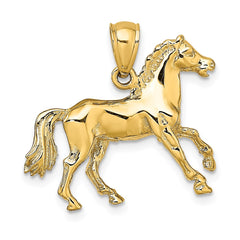 14K 3-D Horse Charm - 4