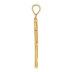 14K w/Multi-Color Enamel 3-D Lollipop Charm