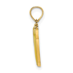 14K w/ Enamel 2-D Bananas Charm