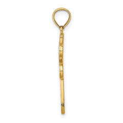 14K Multi Color Enamel Dragonfly Charm - 2