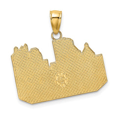14K Pittsburgh Skyline Charm