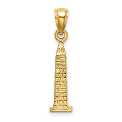 14K 3D Washington Monument Charm