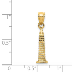 14K 3D Washington Monument Charm