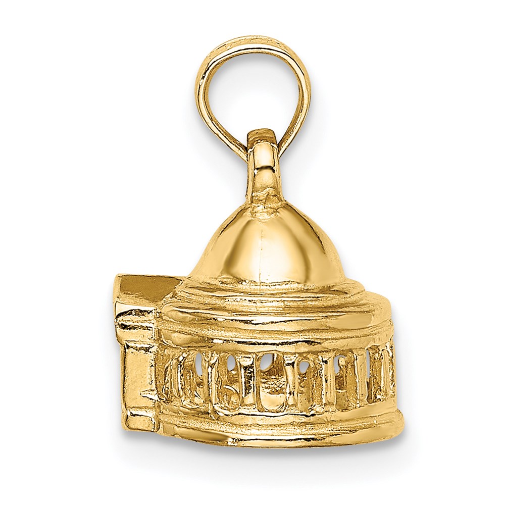 14K 3D Jefferson Memorial Building  Washington Charm