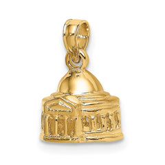 14K 3D Jefferson Memorial Building  Washington Charm