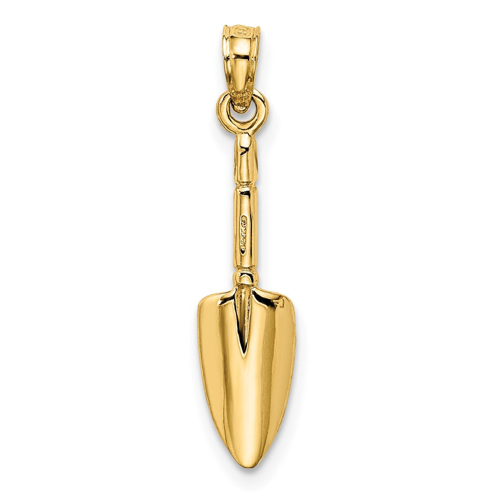 14K 3-D  Trowel Garden Tool Charm