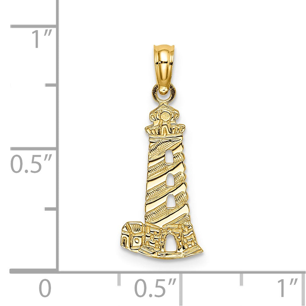 14K Lighthouse Charm