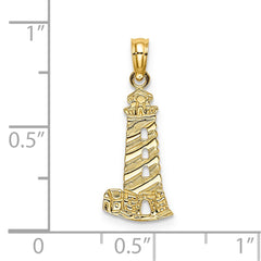 14K Lighthouse Charm