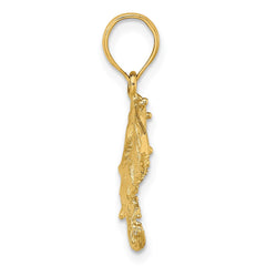 14K Stingray Charm