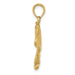 14K Stingray Charm - 5