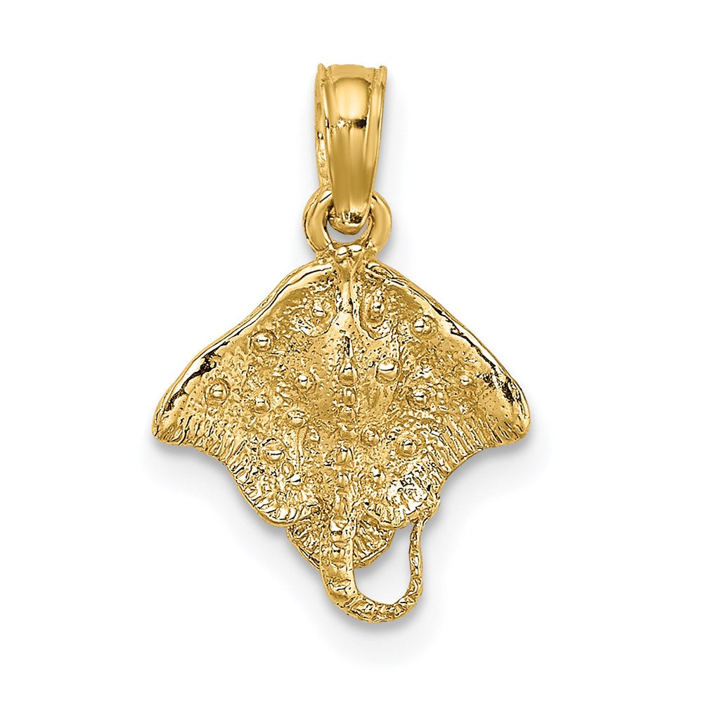 14K Stingray Charm - 2