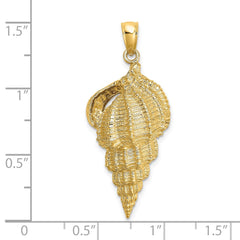 14K Wentletrap Shell Charm - 2