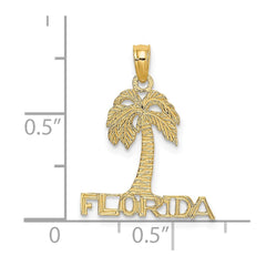 14K FLORIDA Palm Tree Charm