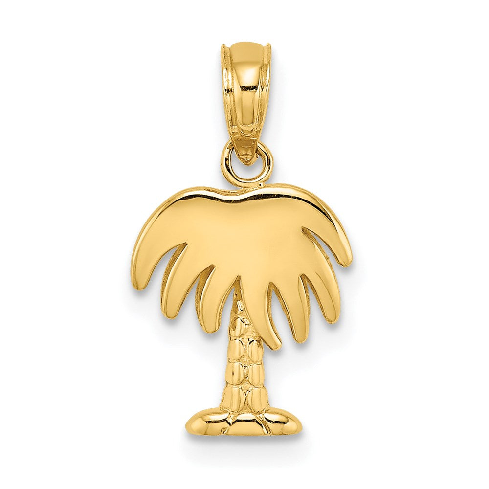 14K Charleston Palm Tree Charm - 2