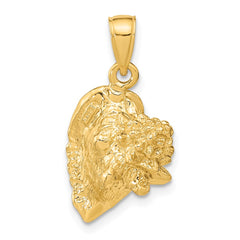 14K 3-D Conch Shell Charm - 5