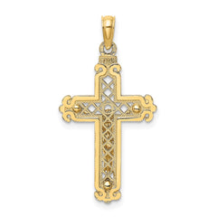 14k Fancy Crucifix Charm