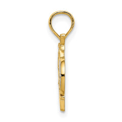 14k with White Rhodium OCEAN CITY, NJ Bicycle Charm