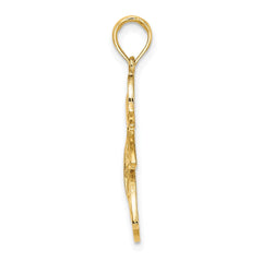 14K W/ Rhodium Flying Angel Charm