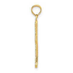 14k Fancy Cross Pendant - 2