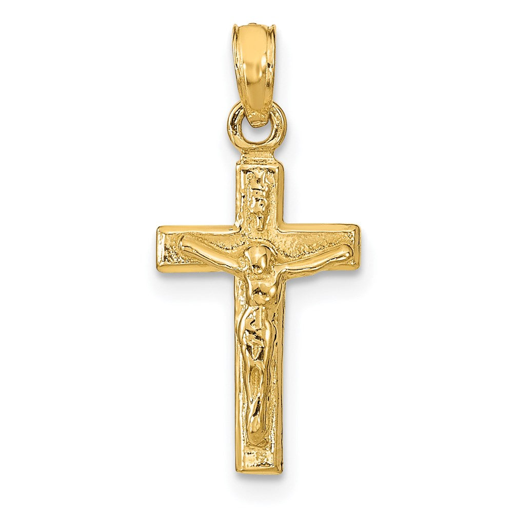 14k Crucifix Pendant - 2