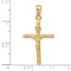 14k Crucifix Pendant - 3