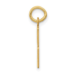 14k Small Elongated Number 53 Charm