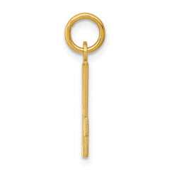 14k Small Elongated Number 84 Charm