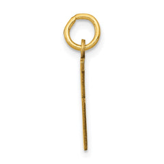 14k Small Elongated Number 95 Charm
