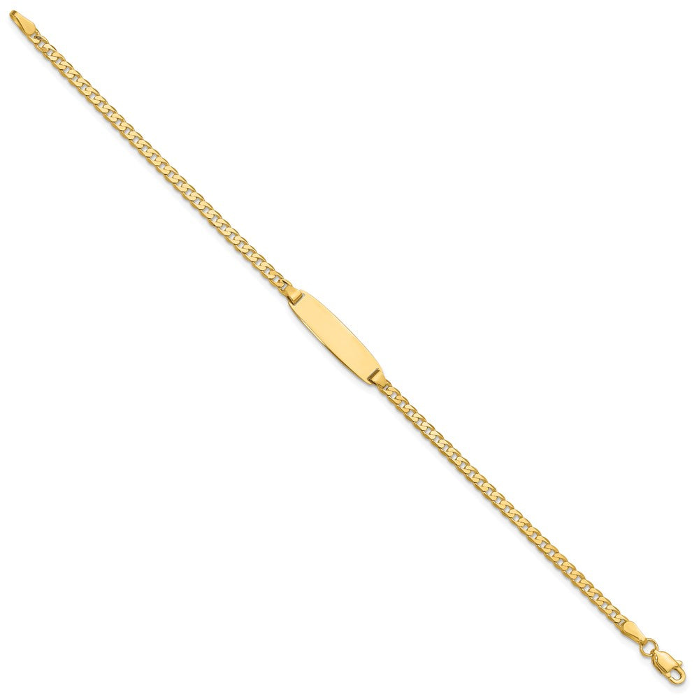 14k Curb Link ID Bracelet