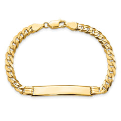 14K Curb Link ID Bracelet