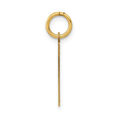 14k Medium Polished Number 7 Charm