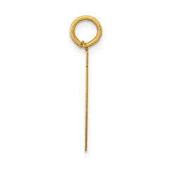 14k Medium Polished Number 71 Charm - 2
