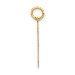 14k Medium Polished Number 84 Charm - 2