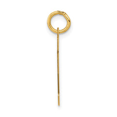 14k Small Polished Number 12 Charm